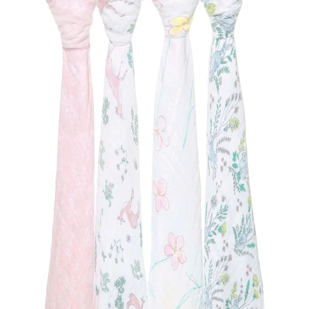 Aden & Anais Muslin Swaddles - 4 pack