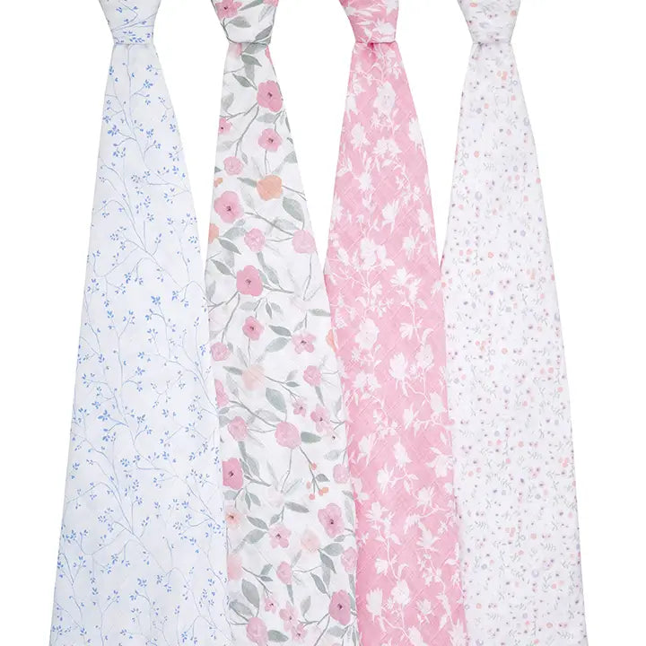 Aden & Anais Muslin Swaddles - 4 pack