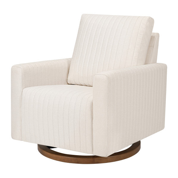 Babyletto Poe Channeled Swivel Glider-Eco Performance Fabirc