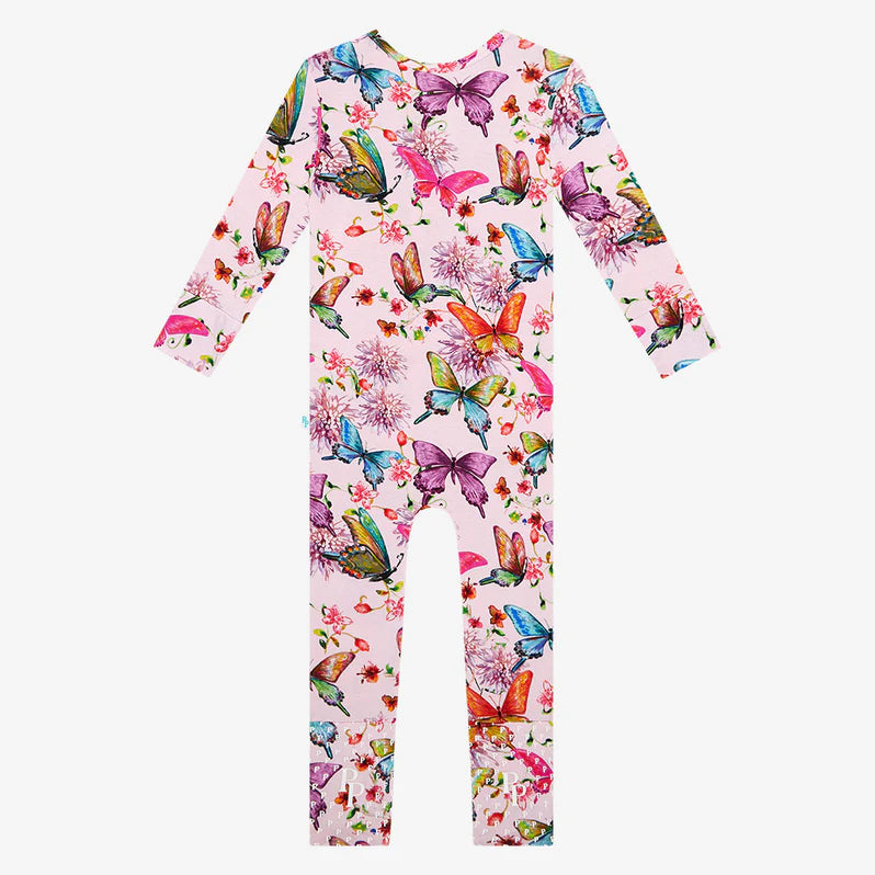 Posh Peanut Convertible One Piece Watercolor Butterfly