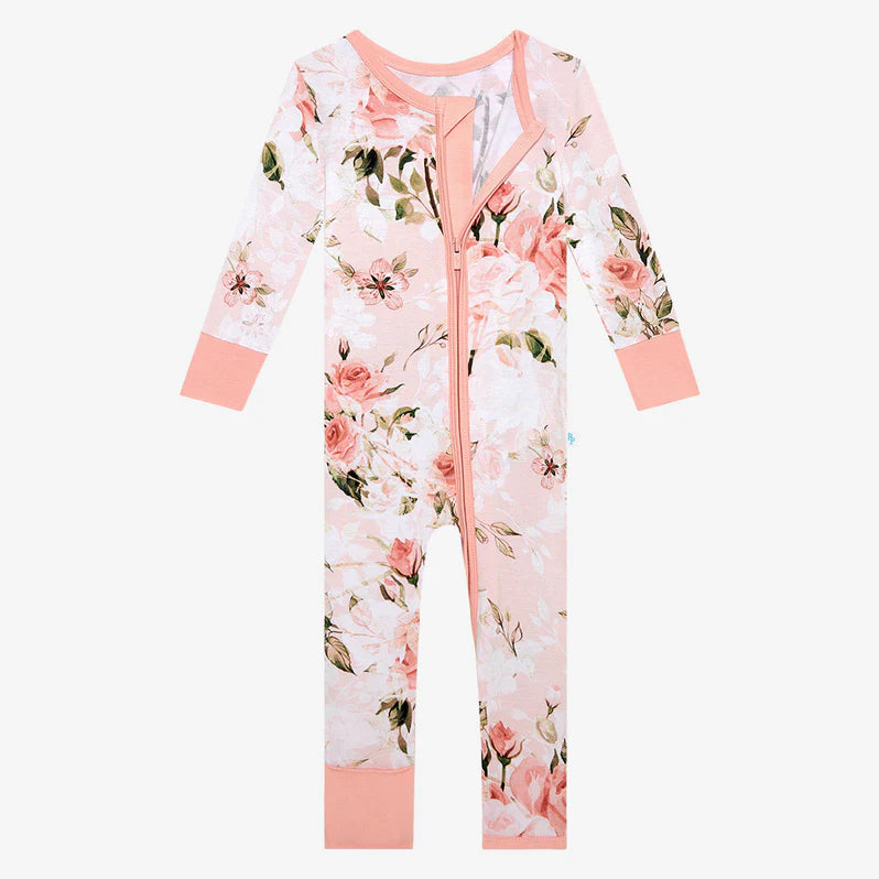 Posh Peanut Convertible One Piece Vintage Pink Rose