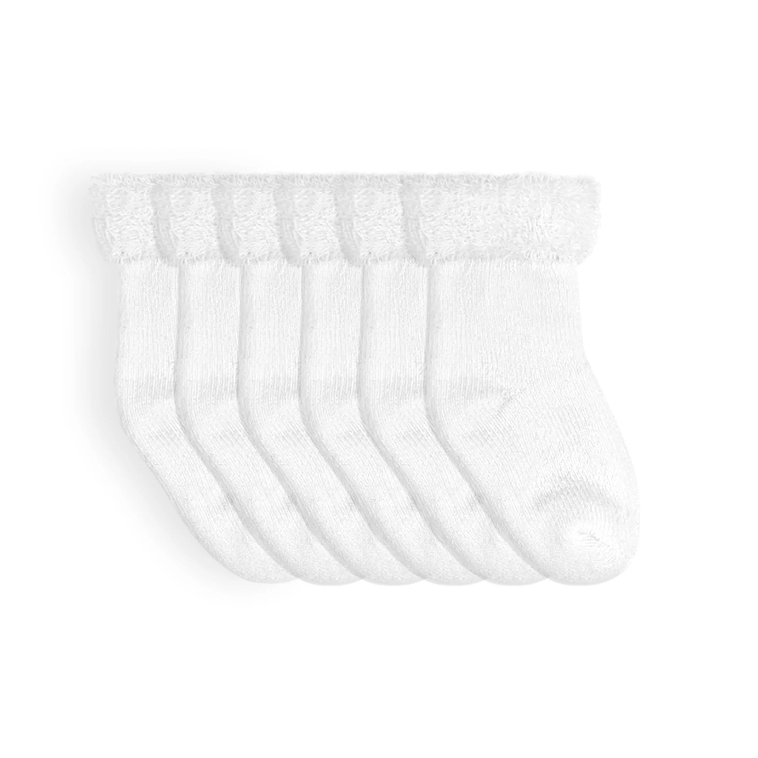 Kushies Newborn Socks-6pk