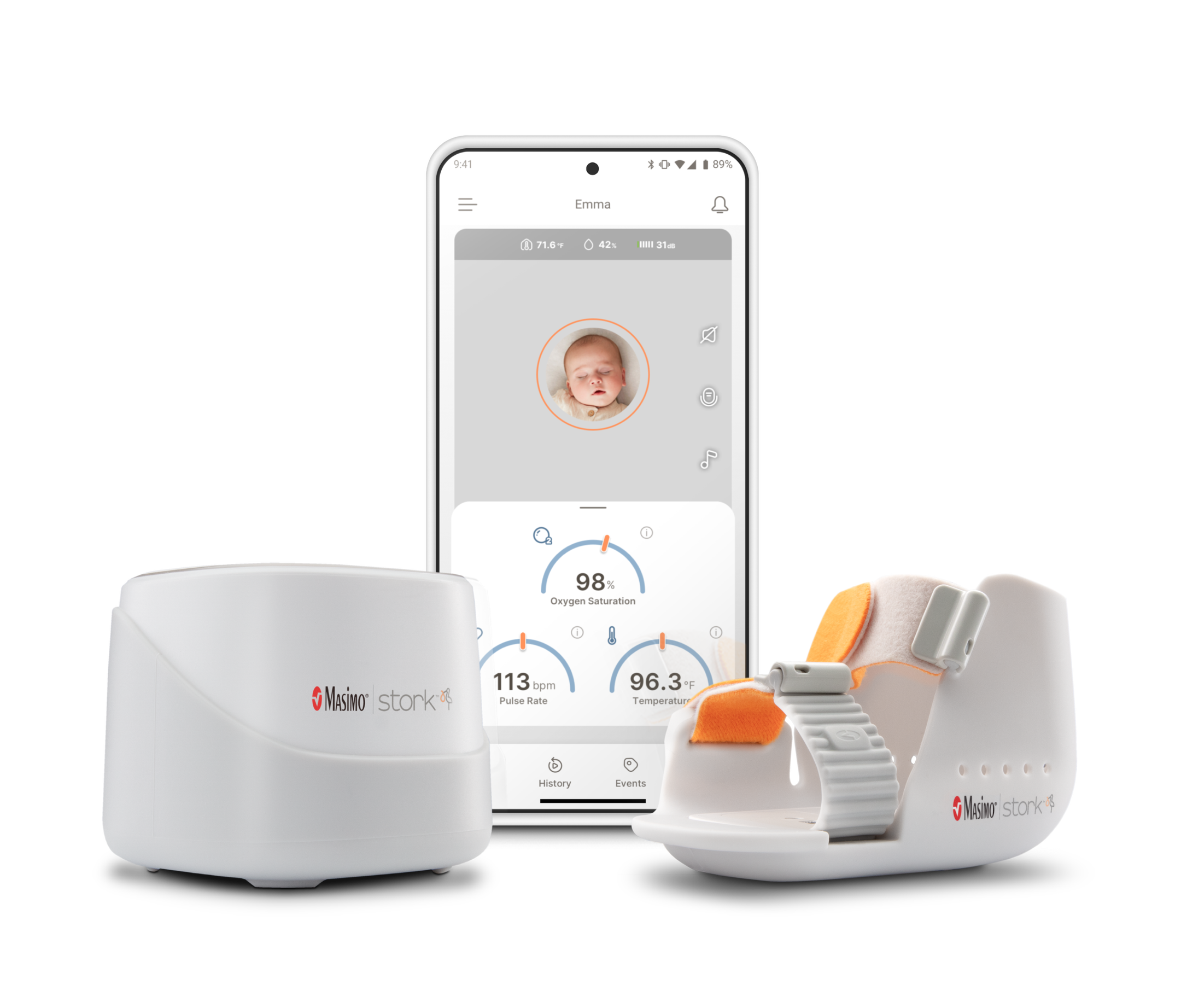 Masimo Stork Vitals Baby Monitoring System