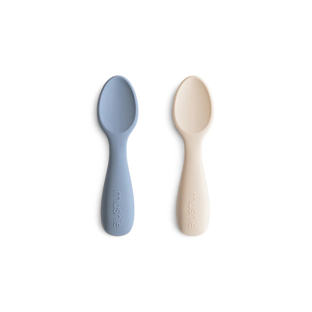 Mushie Silicone Toddler Starter Spoons 2-pk