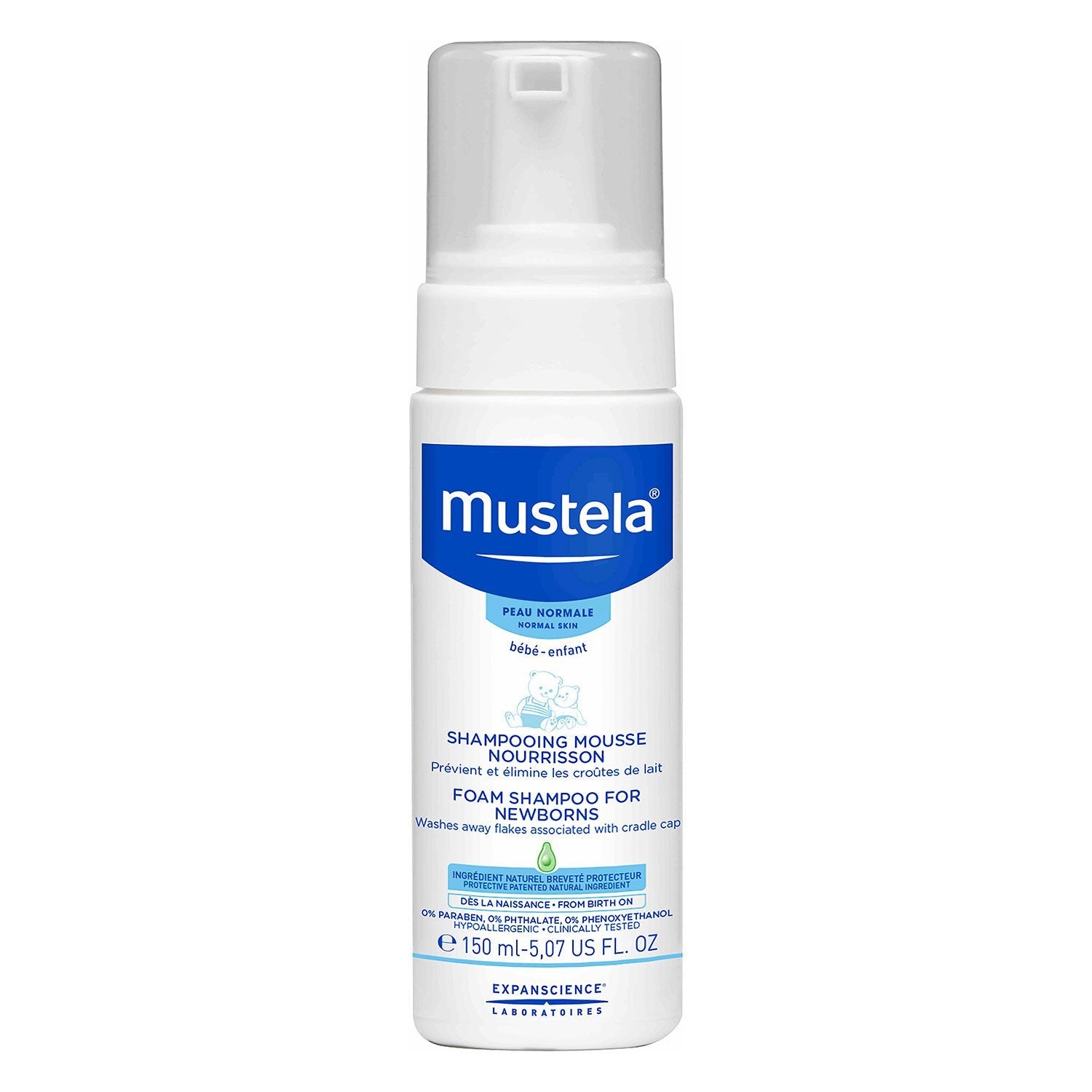 Mustela Foam Shampoo for Newborns - 150ml