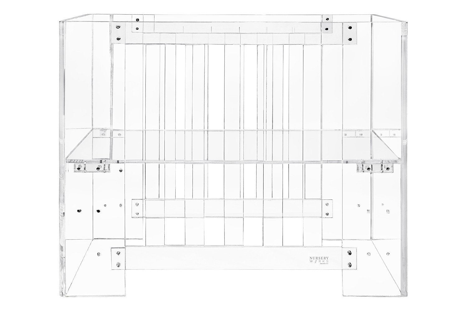 Nursery Works Vetro Mini Crib with Mattress