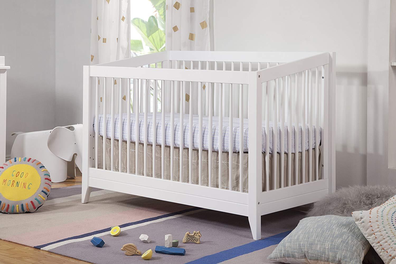 Babyletto Sprout 4-in-1 Convertible Crib with Toddler Bed Conversion Kit