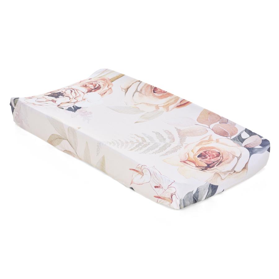 Oilo Vintage Bloom Jersey Changing Pad Cover