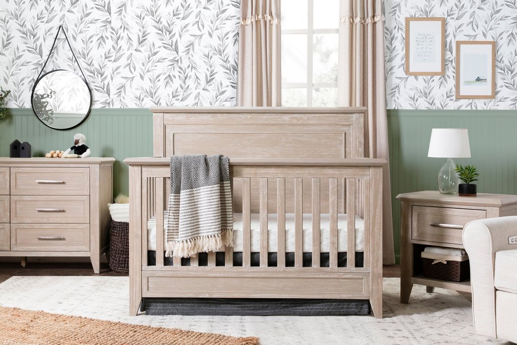 Monogram by Namesake Beckett Flat Top Convertible Crib