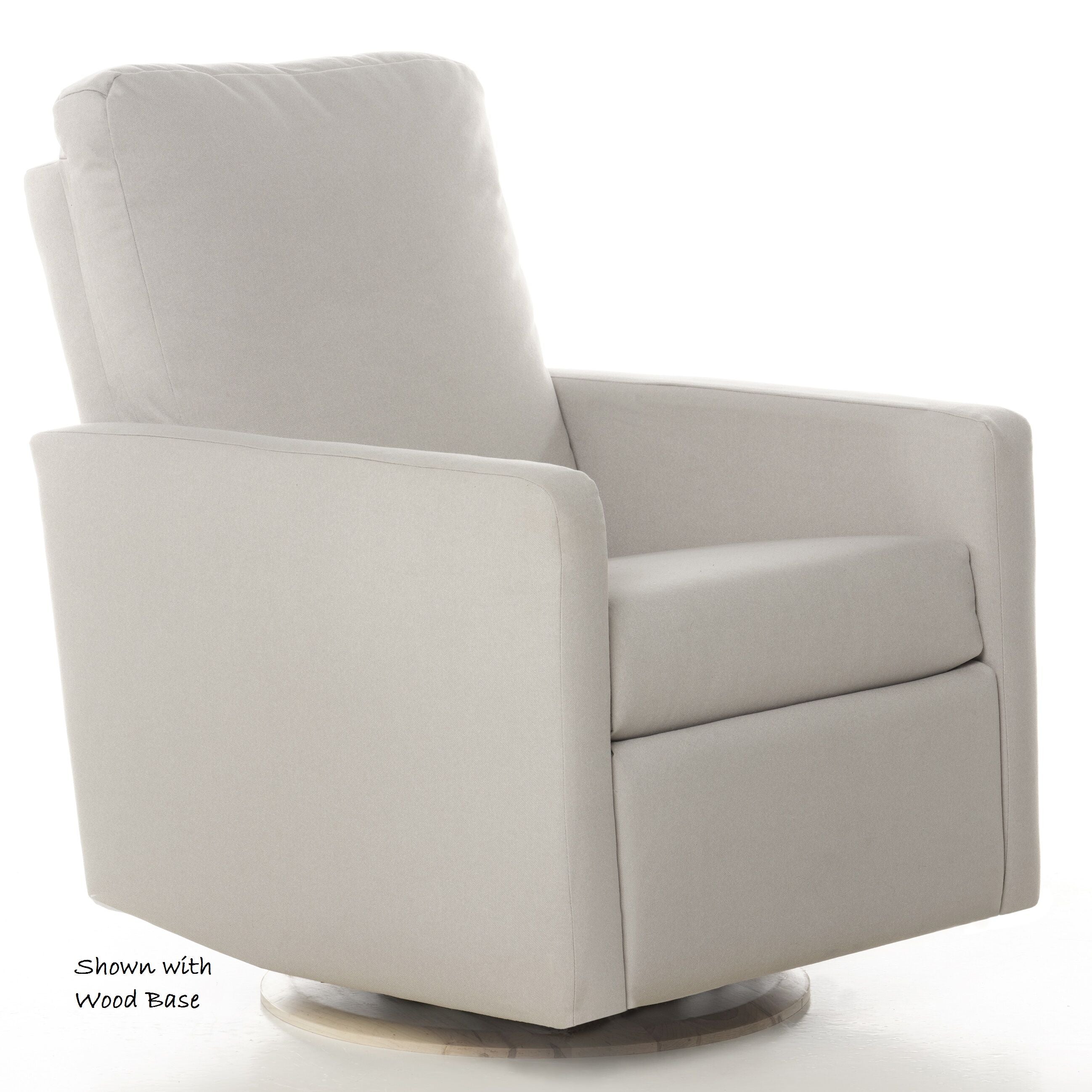 Oilo Drew Recliner Swivel/Glider Wood Base