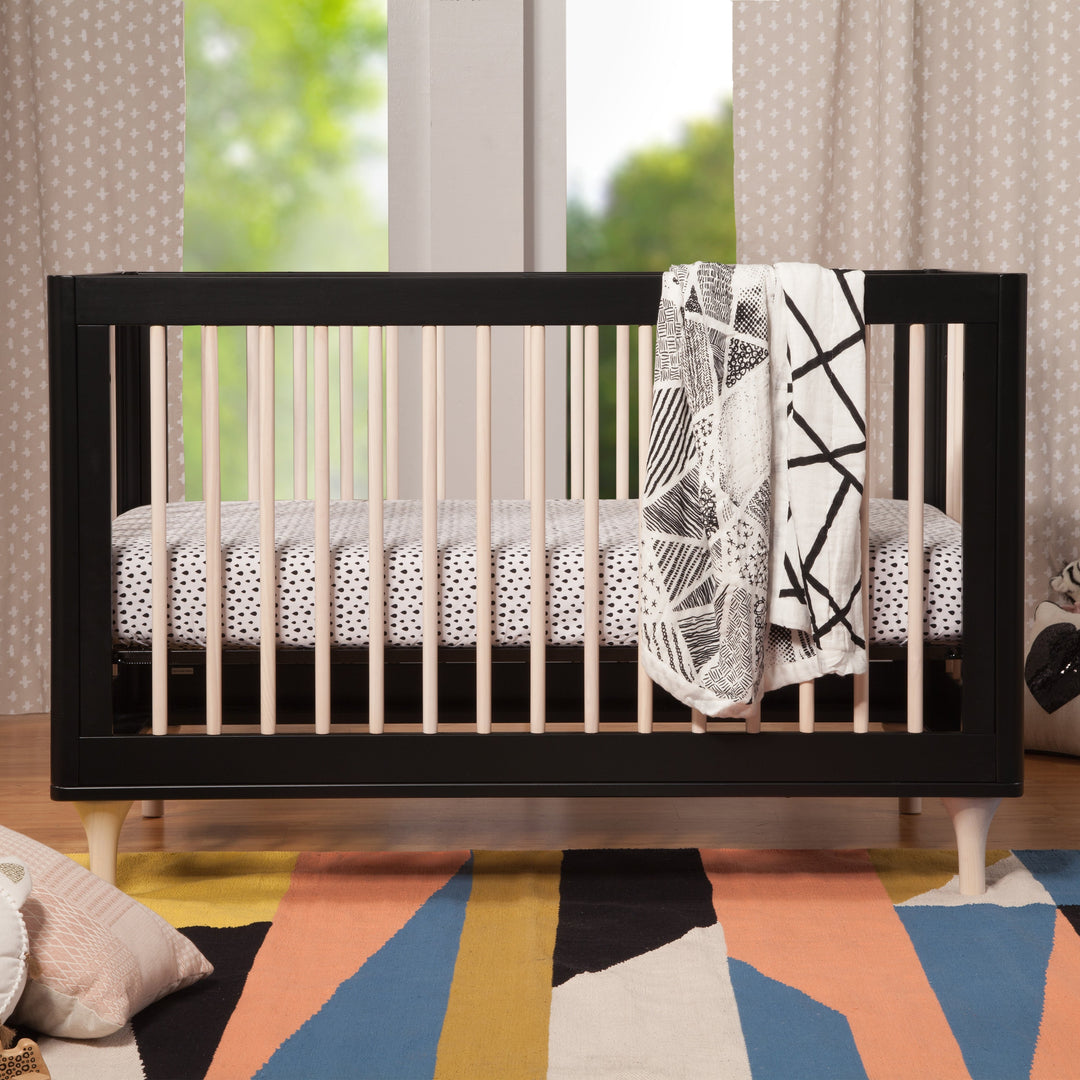 Babyletto Lolly 3-in-1 Convertible Crib with Toddler Bed Conversion Kit